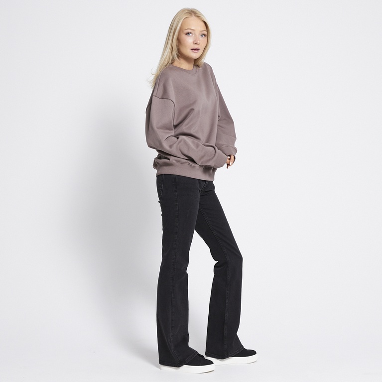 Sweatshirt "New Crew"  Light Brown